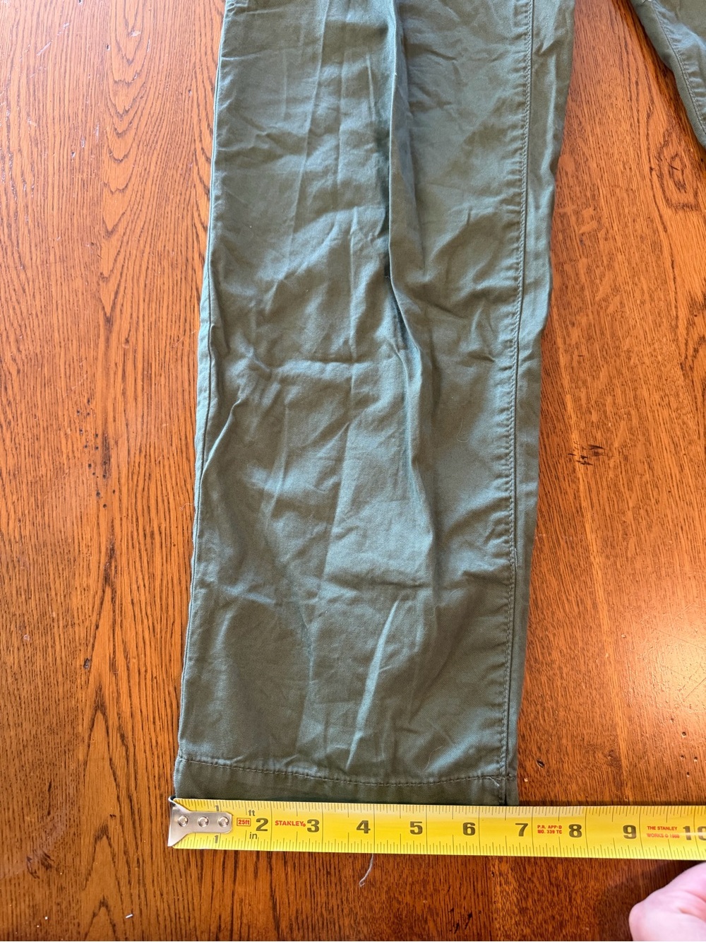 LOFT Olive Drawstring Pants - Picture 8 of 9